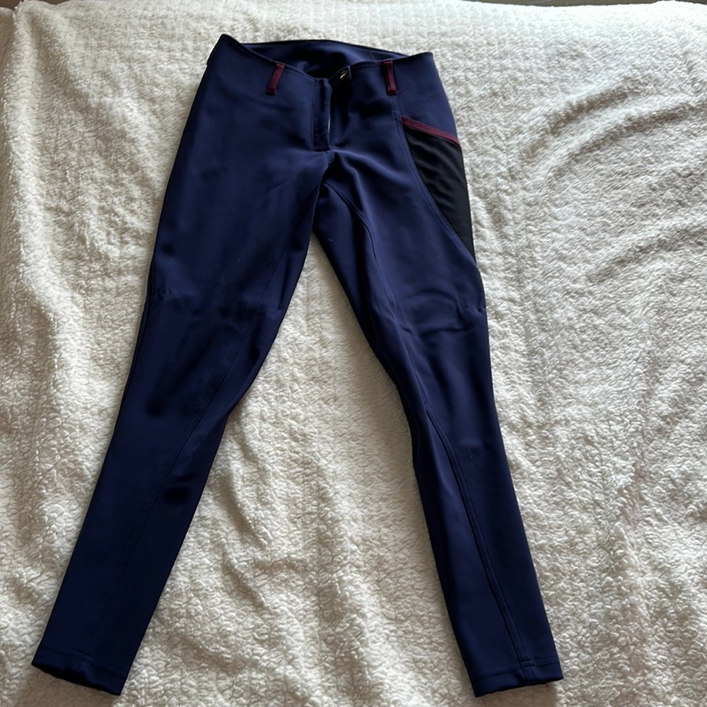 Navy/Burgundy Horse Pilot Breaches